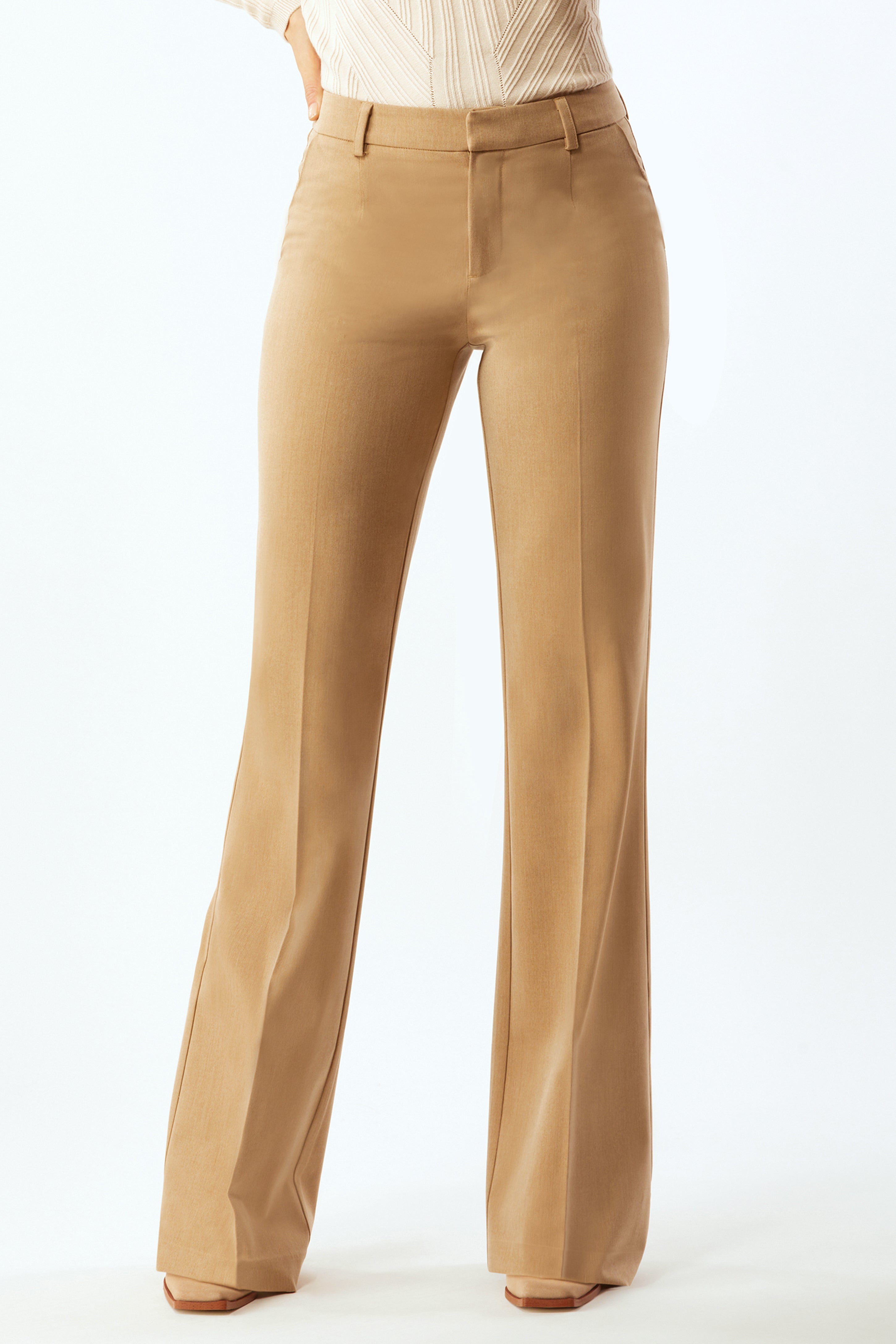 PENNYBLACK TROUSERS DEFINED DIAGONAL Woman Camel | Mascheroni Store